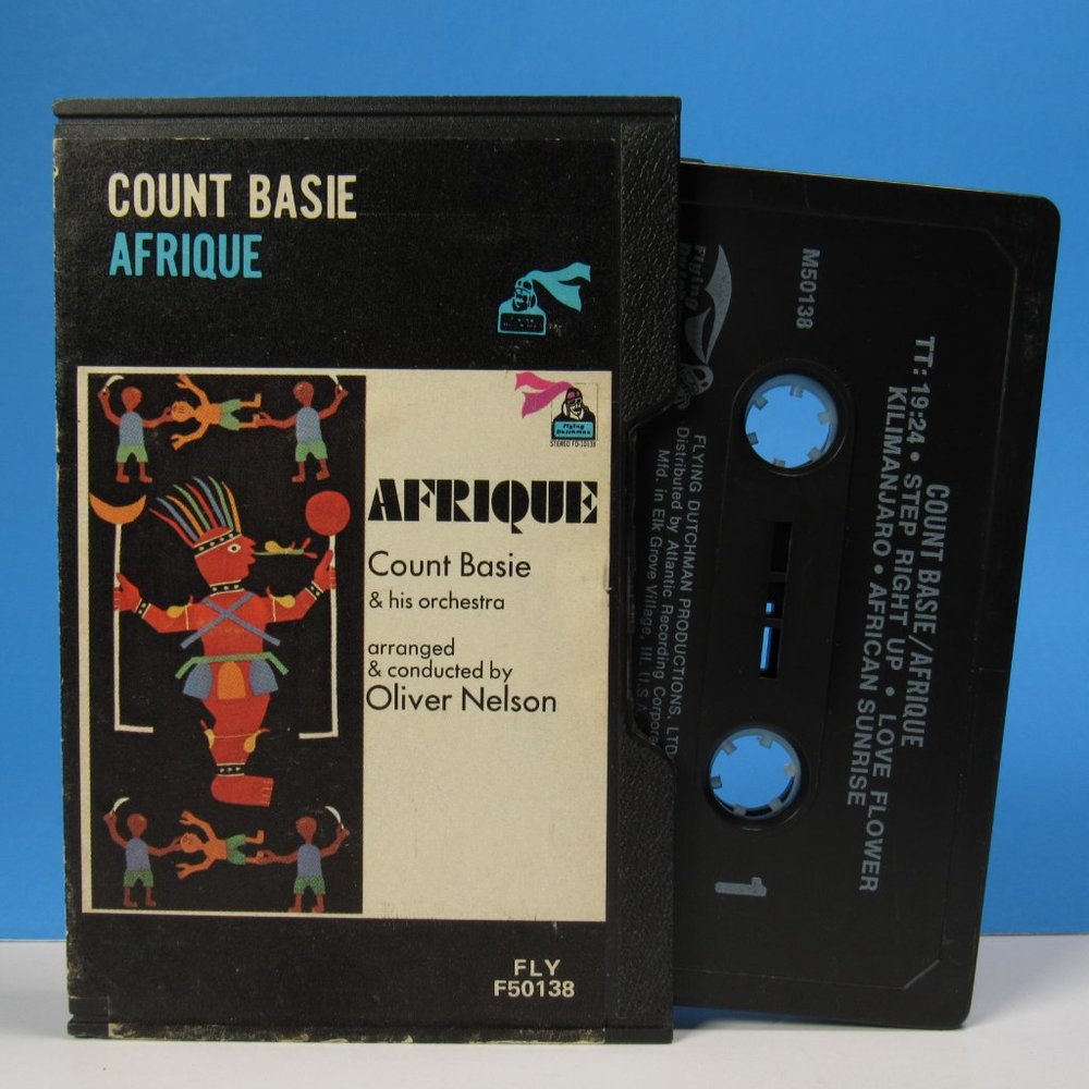 Count Basie Afrique Vintage Slipcase Cassette Flying Dutchman Ampex 1971